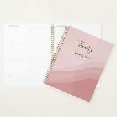 Roze Waterverf Spiral Planner (Display)