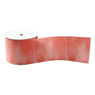 Roze waterverf stijl grosgrain lint
