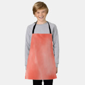 Roze waterverf stijl schort (Gedragen)