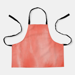 Roze waterverf stijl schort