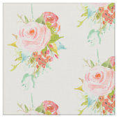 Roze Waterverf Stof (Close Up)