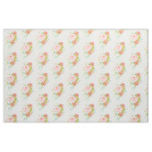 Roze Waterverf Stof (Fat Quarter)