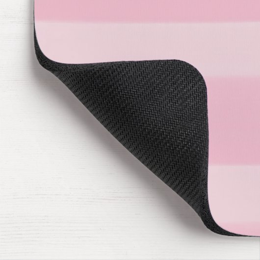 Roze Waterverf Stripes Muismat (Hoek)