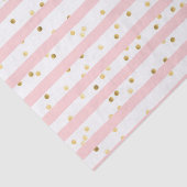 Roze Waterverf Stripes Tissuepapier (Detail)