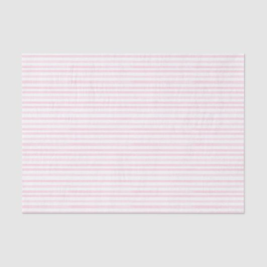 Roze Waterverf Stripes Tissuepapier (Voorkant)