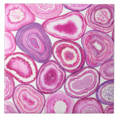 Roze waterverf tegeltje (Voorkant)