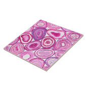 Roze waterverf tegeltje (Zijkant)