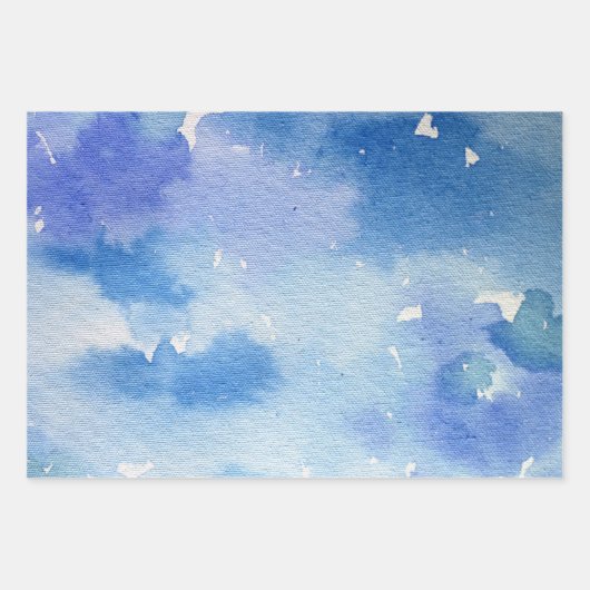 Roze Waterverf Tie Dye Design Pinks geverfd Inpakpapier Vel (Voorkant 2)