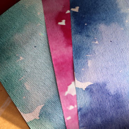 Roze Waterverf Tie Dye Design Pinks geverfd Inpakpapier Vel