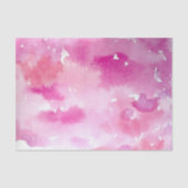 Roze Waterverf Tie Dye Design Pinks geverfd Tissuepapier (Voorkant)