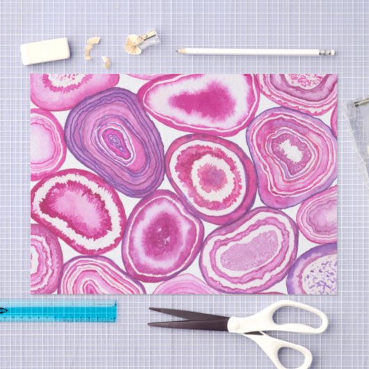 Roze waterverf tissuepapier (Craft)