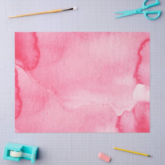 Roze Waterverf Tissuepapier (Craft)