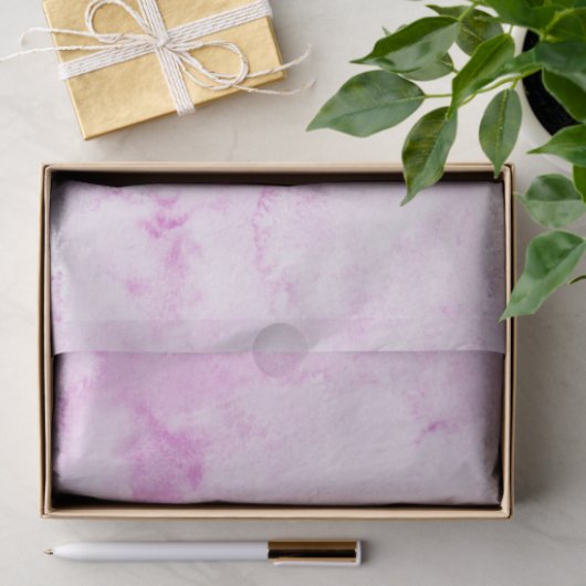 Roze Waterverf Tissuepapier (Geschenk)