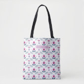 Roze waterverf tote bag (Voorkant)