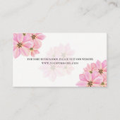 Roze Waterverf Tulpen Bruiloft Behuizing Kaart (Voorkant)