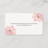 Roze Waterverf Tulpen Bruiloft Behuizing Kaart (Voorkant)