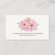 Roze Waterverf Tulpen Bruiloft Behuizing Kaart