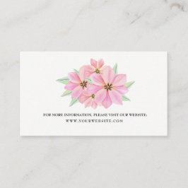 Roze Waterverf Tulpen Bruiloft Behuizing Kaart