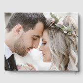 Roze Waterverf Tulpen Bruiloft Gastenboek (Achterkant)