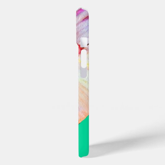 Roze waterverf tulpen kunst Case-Mate iPhone case (Achterkant / Links)