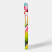 Roze waterverf tulpen kunst Case-Mate iPhone case (Achterkant / Links)