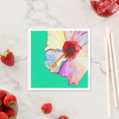 Roze waterverf tulpen kunst servet (Insitu)