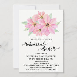 Roze Waterverf Tulpen repetitie Inwendige uitnodig Kaart