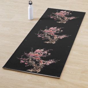 Roze Waterverf van de Japanse Sakura Cherry Blosso Yogamat