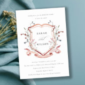 Roze Waterverf van wilde bloem Roosterochtend na Kaart