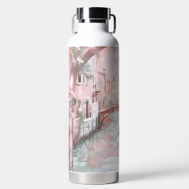  ROZE WATERVERF VENETIË ITALIË KANAAL WATERFLES