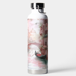 ROZE WATERVERF VENETIË ITALIË KANAAL WATERFLES