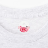 Roze Waterverf ventilator Labels (Aangebracht)