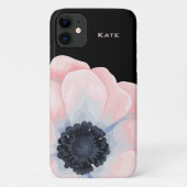 Roze Waterverf ventilator op maat Case-Mate iPhone Case (Achterkant)
