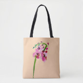 Roze waterverf Verbascum blush Tote Bag (Voorkant)
