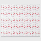 Roze Waterverf Verpakkingspapier Cadeaupapier (Vlak)