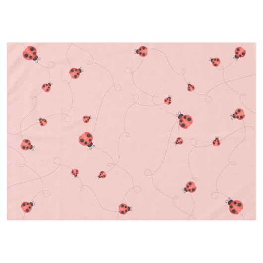 Roze waterverf vlindervlindertjes tafelkleed (Voorkant (Horizontaal))