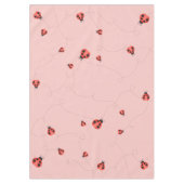 Roze waterverf vlindervlindertjes tafelkleed (Voorkant)