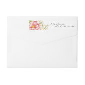 Roze Waterverf Vrijgezellenfeest (Achterkant)