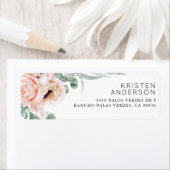 Roze Waterverf Vrijgezellenfeest Etiket (Insitu)