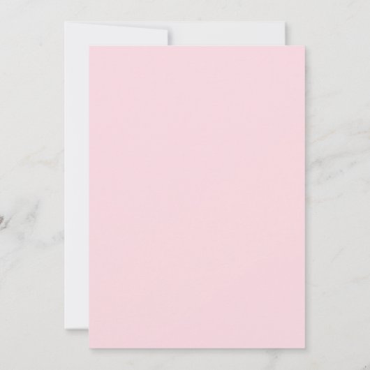 Roze Waterverf Vrijgezellenfeest Kaart (Achterkant)