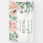 Roze Waterverf Vrijgezellenfeest Spandoek (Verticaal)