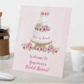 Roze Waterverf Vrijgezellenfeest van de Draagtas Reclamebord Met Voetstuk (Insitu)