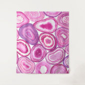 Roze waterverf wandkleed (Voorkant)