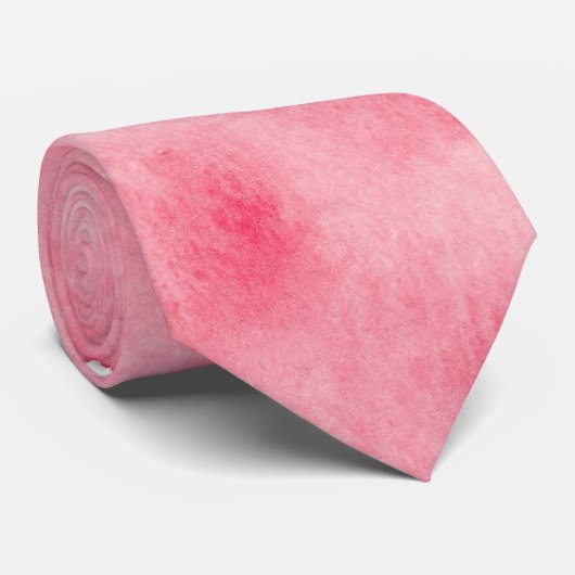 Roze Waterverf Was Stropdas (Opgerold)