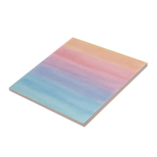 Roze Waterverf Wash Gradient Keuken Badkamer Tegeltje