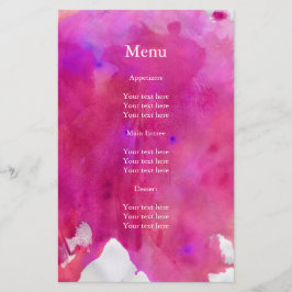 Roze Waterverf Wedding