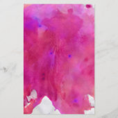 Roze Waterverf Wedding (Achterkant)