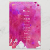 Roze Waterverf Wedding (Voorkant / Achterkant)