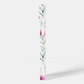 Roze waterverf wilde bloem Case-Mate iPhone case (Achterkant / Links)