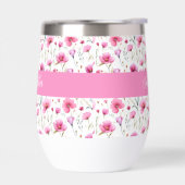 Roze waterverf wilde bloem naam (Links)